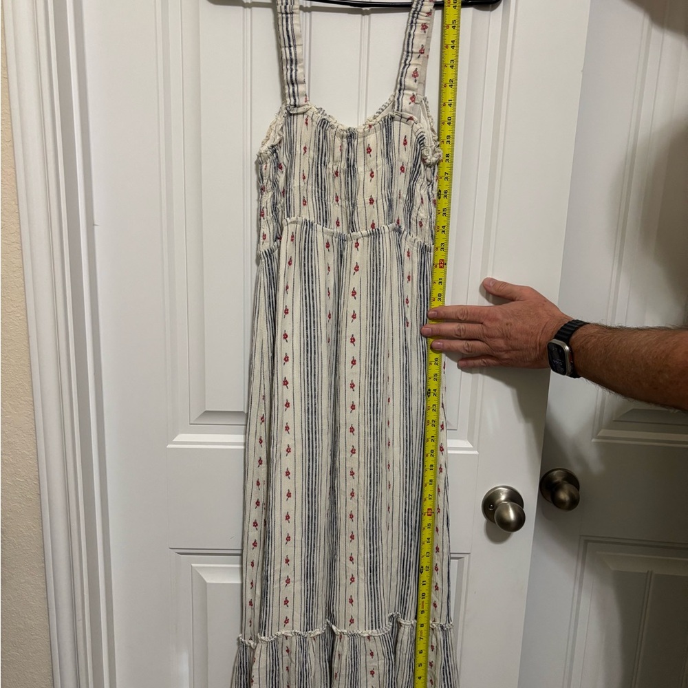Urban Outfitters Striped Floral Maxi Dress